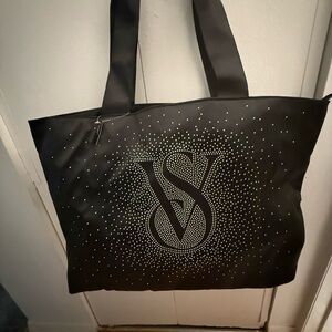 NWT Victoria's Secret Black Tote Bag